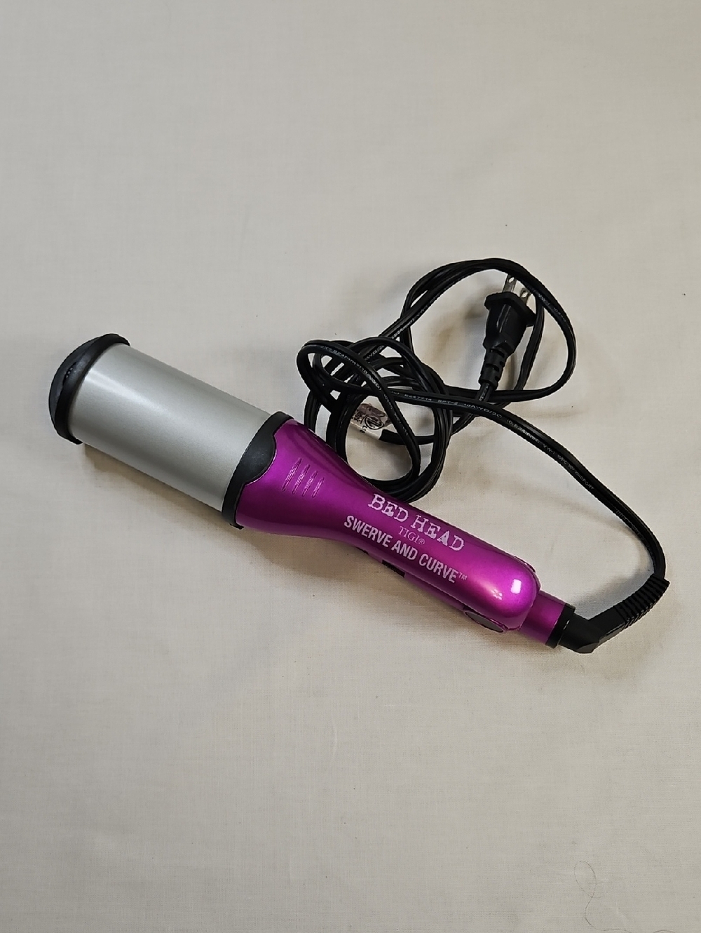 Bed Head Swerve and Curve Curling Iron - Purple/Silver